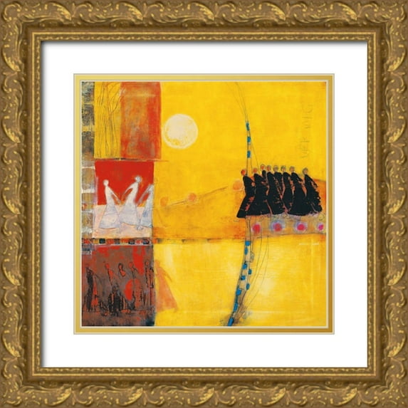 van Ginkel, Marjolijn 15x15 Gold Ornate Wood Framed with Double Matting Museum Art Print Titled - Far Away
