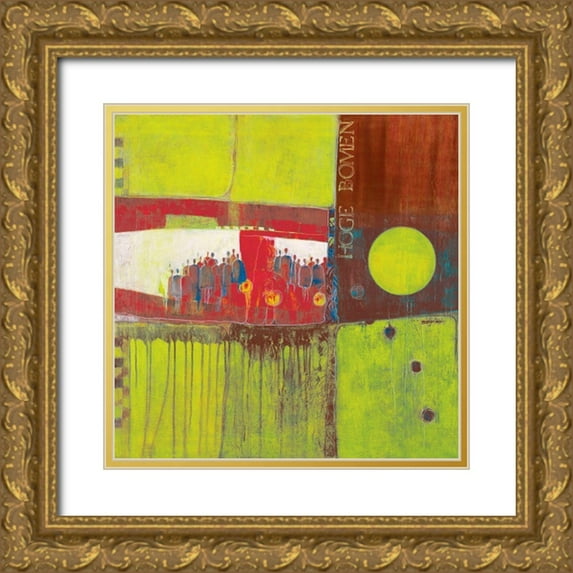 van Ginkel, Marjolijn 26x26 Gold Ornate Wood Framed with Double Matting Museum Art Print Titled - Congregation