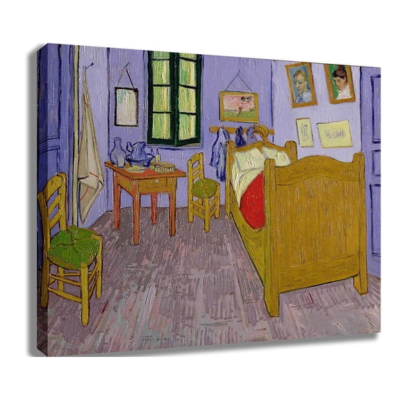 van Gogh "Van Gogh's Bedroom at Arles" (1889) Canvas Print