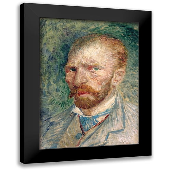 van Gogh, Vincent 11x14 Black Modern Framed Museum Art Print Titled - Self-portrait