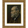 thumbnail image 1 of van Gogh, Vincent 11x14 Gold Ornate Wood Framed with Double Matting Museum Art Print Titled - Portrait of an old man, 1 of 4
