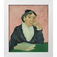 thumbnail image 1 of van Gogh, Vincent 12x14 White Modern Wood Framed Museum Art Print Titled - The Woman from Arles, 1 of 4