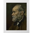 thumbnail image 1 of van Gogh, Vincent 14x18 White Modern Wood Framed Museum Art Print Titled - Portrait of an old man, 1 of 4