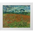 thumbnail image 1 of van Gogh, Vincent 31x26 White Modern Wood Framed Museum Art Print Titled - Field with Poppies, 1 of 4