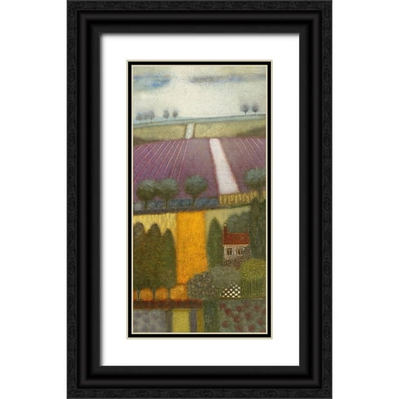 van Hoek, Rob 14x24 Black Ornate Wood Framed with Double Matting Museum Art Print Titled - Eternal Summers