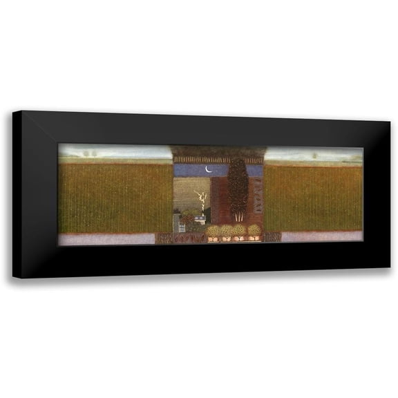 van Hoek, Rob 14x7 Black Modern Framed Museum Art Print Titled - When Autumn comes around II