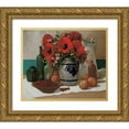 thumbnail image 1 of van Rooijen, Carel 23x20 Gold Ornate Wood Framed with Double Matting Museum Art Print Titled - Stillife, 1 of 4