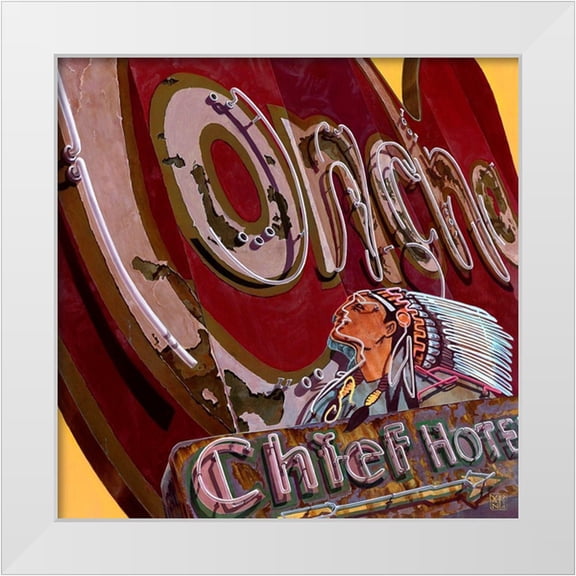 van Sprengel, Didier 12x12 White Modern Wood Framed Museum Art Print Titled - La Concha