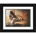 thumbnail image 1 of van den Bogerd, Escha 14x11 Black Ornate Wood Framed with Double Matting Museum Art Print Titled - Relacher, 1 of 4