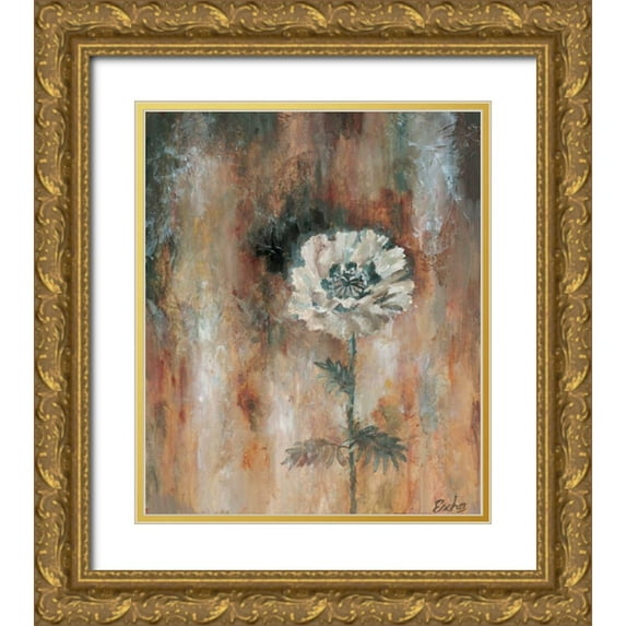 van den Bogerd, Escha 20x23 Gold Ornate Wood Framed with Double Matting Museum Art Print Titled - Papaveraceae II