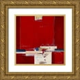 thumbnail image 1 of van der Werf, Ron 20x20 Gold Ornate Wood Framed with Double Matting Museum Art Print Titled - Red III, 1 of 4