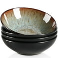 thumbnail image 1 of vancasso Bubble, Stoneware Cereal Bowl Set, 4-Piece Brown Set, 24 oz, 1 of 7
