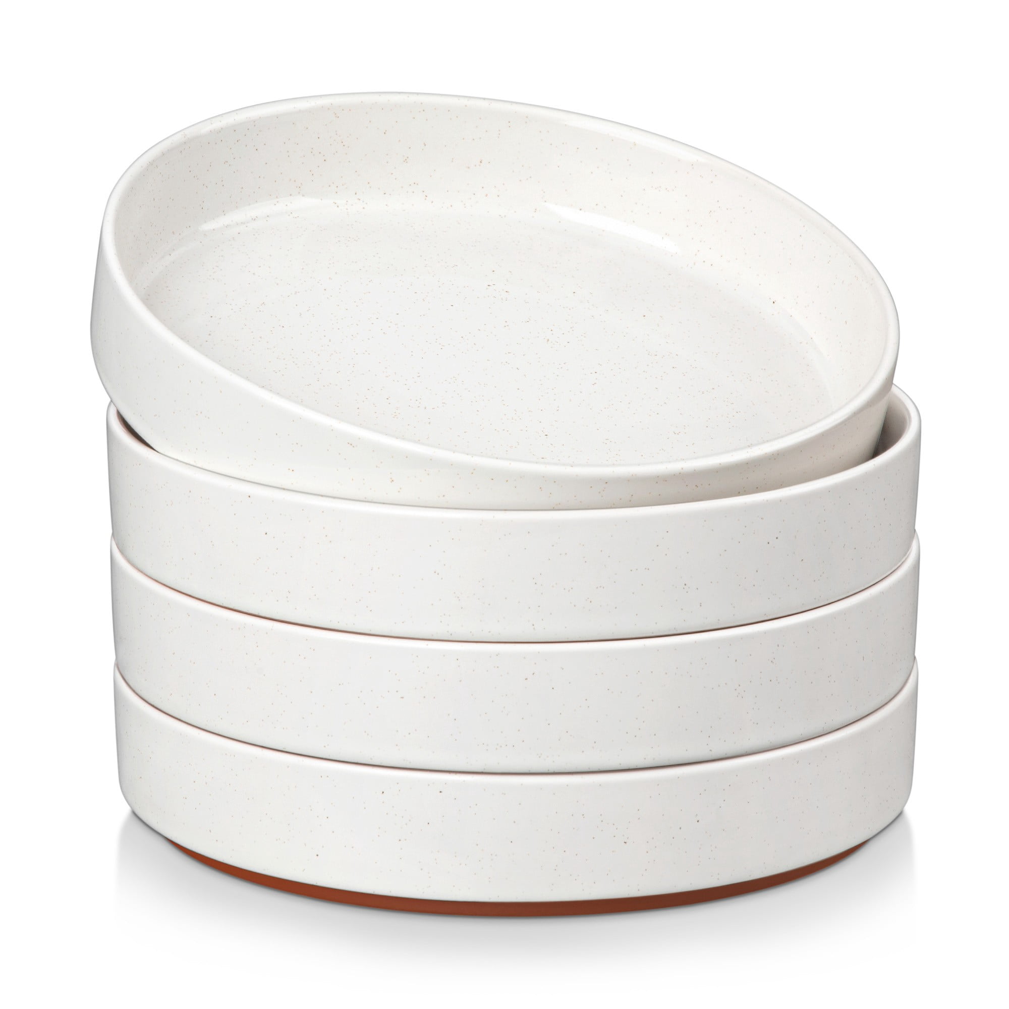 vancasso Pasta Bowls, Stoneware Salad Bowls Set of 4, Large Serving Bowls, Soup Bowls White - Walmart.com