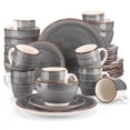 thumbnail image 1 of vancasso, Series Bella, 32 Piece Stoneware Dinnerware Set, Grey Dinner Set, Service for 8, 1 of 8