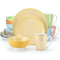 thumbnail image 1 of vancasso, Series Natsuki, 16-Piece Porcelain Dinnerware Set, Multicolour Dinner Set, Service for 4, 1 of 7