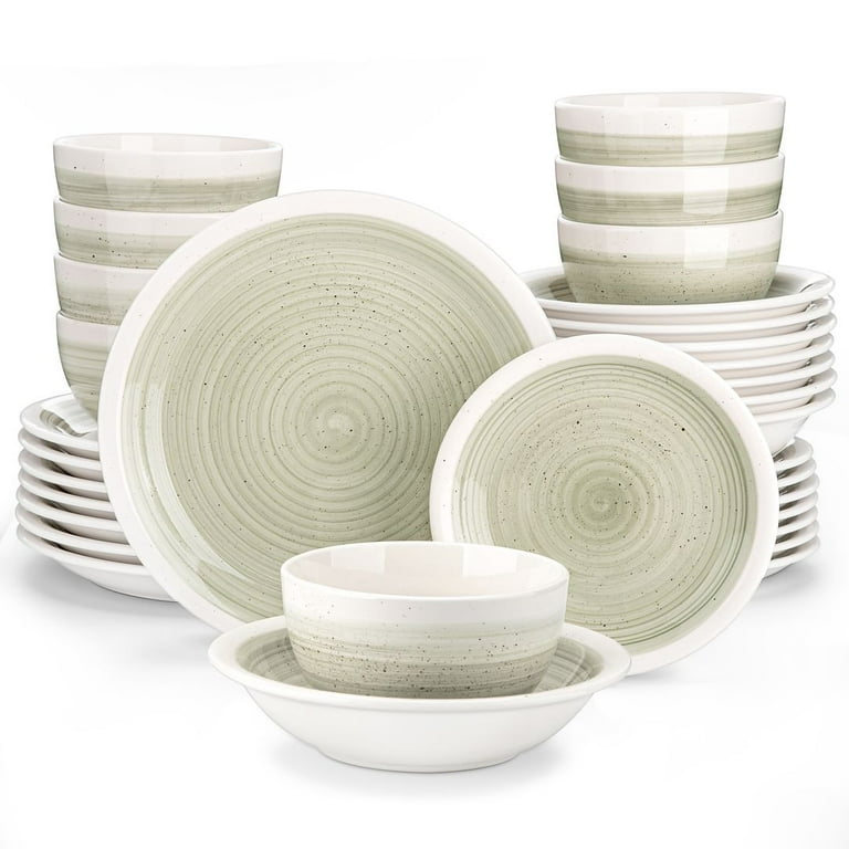 vancasso, 32-Piece Stoneware Dinnerware Set, Service for