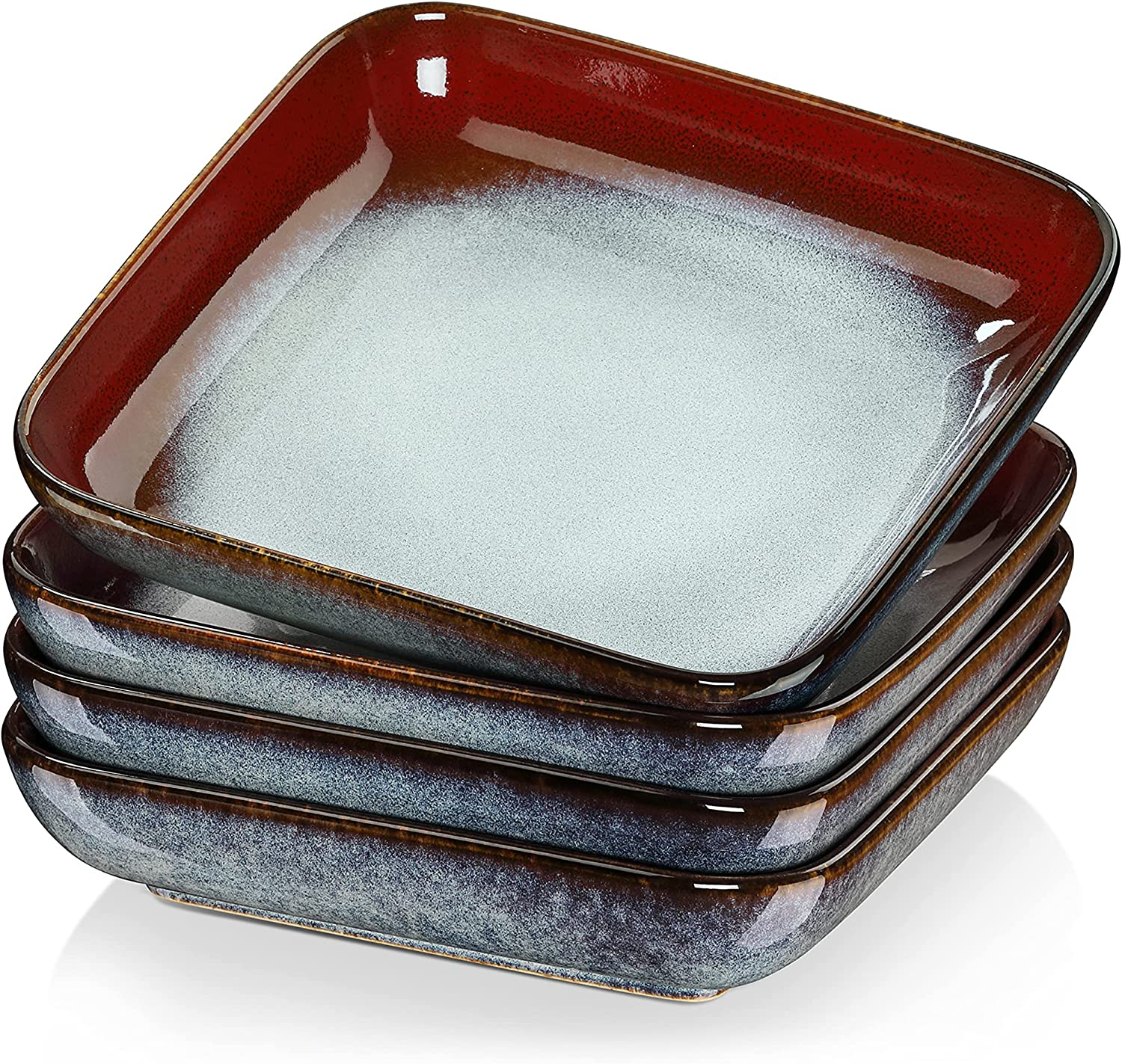 vancasso Series Stern, Stoneware Soup Bowl Sets, 4 Piece Dinnerware Set