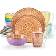 thumbnail image 1 of vancasso, Series Tulip, 16-Piece Porcelain Dinnerware Sets, Multicolour Dinner Set, Service for 4, 1 of 8