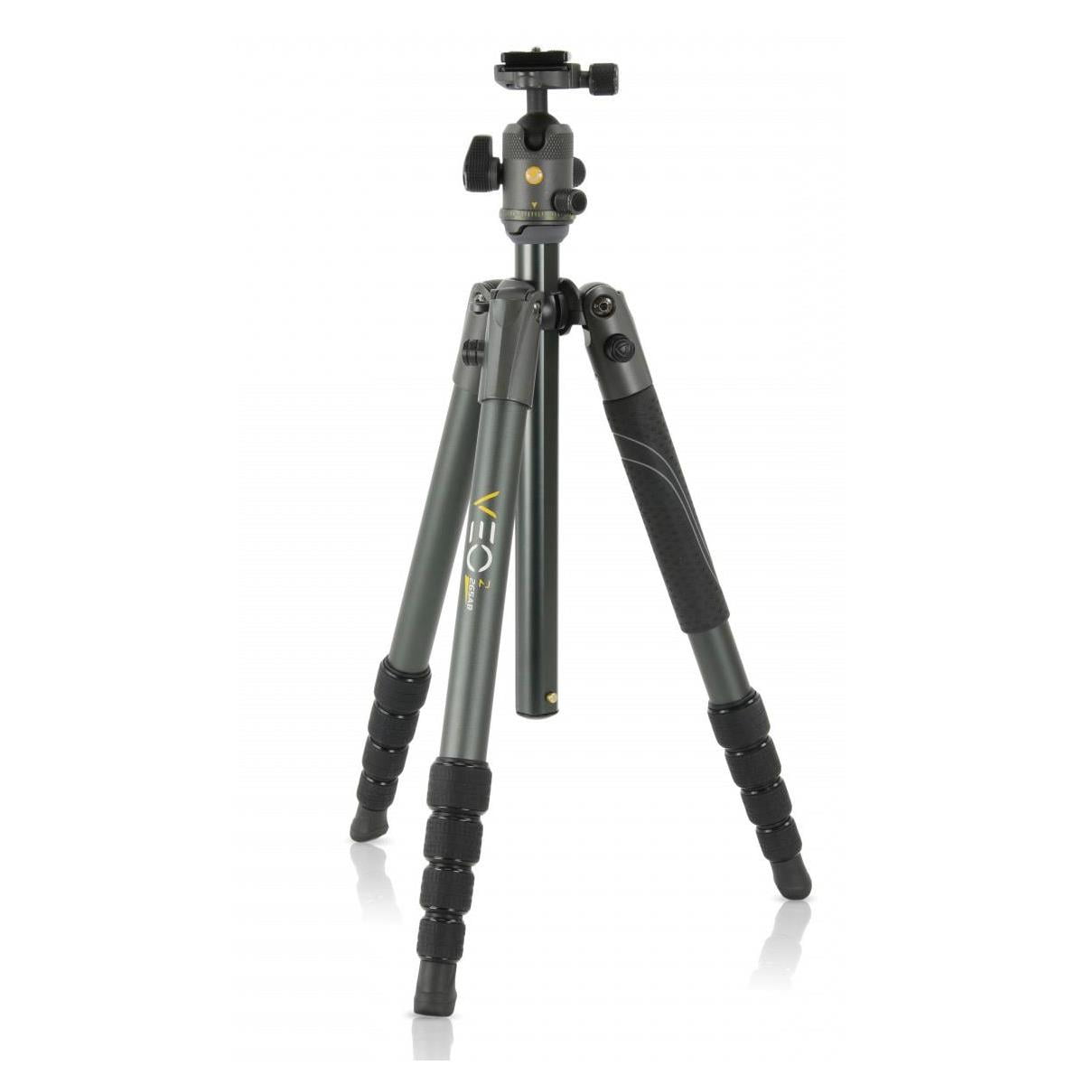 vanguard veo 2 265ab aluminum tripod with veo 2 bh-50 ball head, 18lbs capacity, 59" extended height