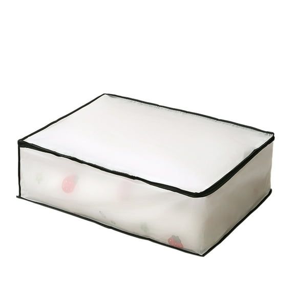 vankin Clear EVA Folding Plastic Storage Box, Odorless, Moisture-Proof and Stackable for Under-Bed Use Clearance