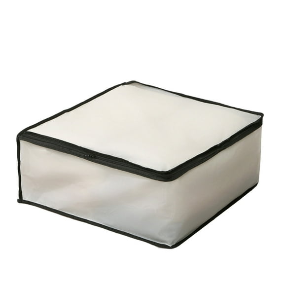 vankin Clear EVA Folding Plastic Storage Box, Odorless, Moisture-Proof and Stackable for Under-Bed Use Clearance