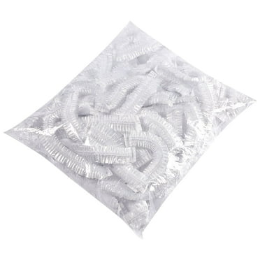 vankin Disposable Stretchable Food Covers for Kitchen Leftovers, 100 Count Fresh-Keeping Bags