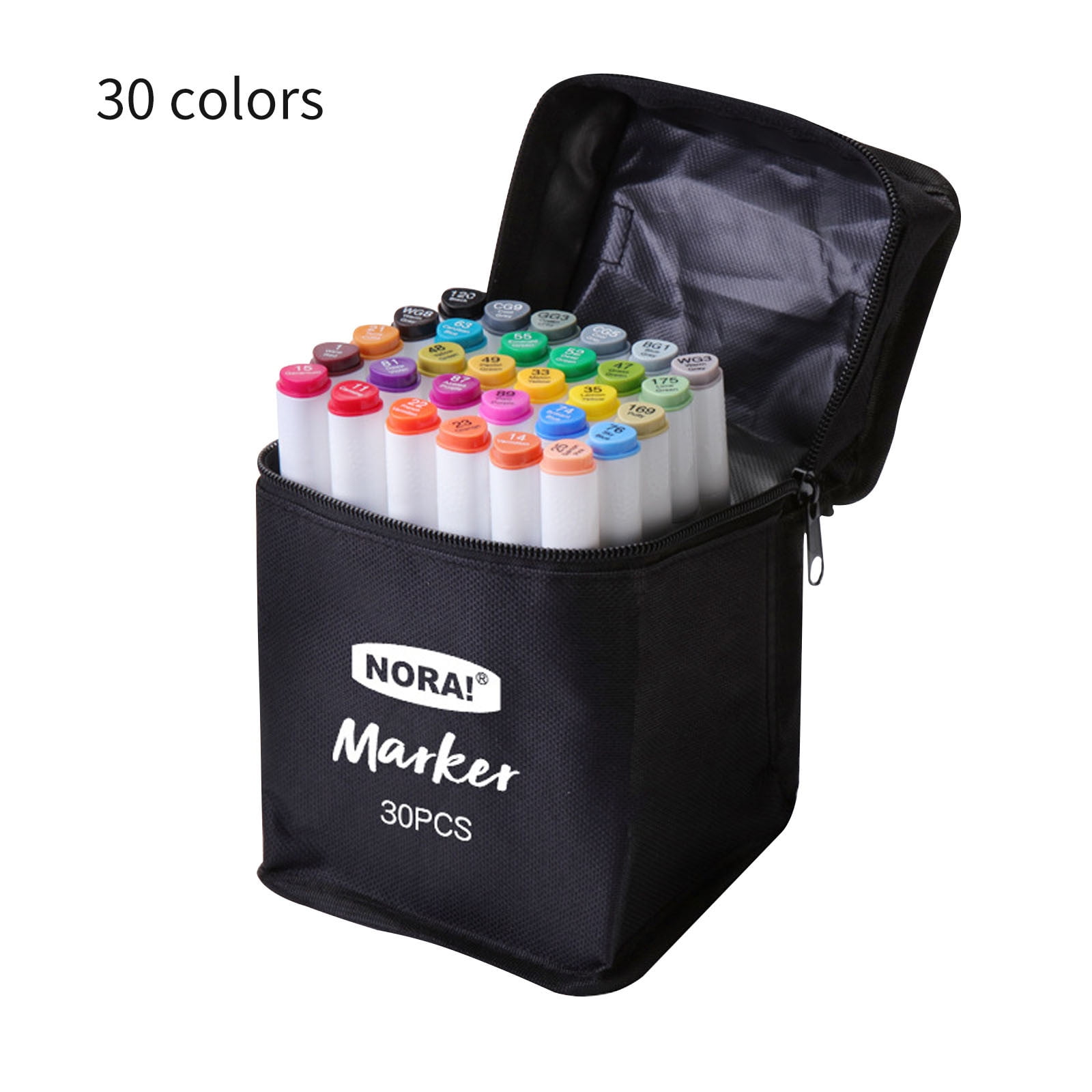 vankin Double-Headed Artist Marker Pens,30/40/60/80 Color Options,Oil-Based with Ultra-Fine Texture and Bright Colors,Ideal for Card Making, Painting and Design Clearance