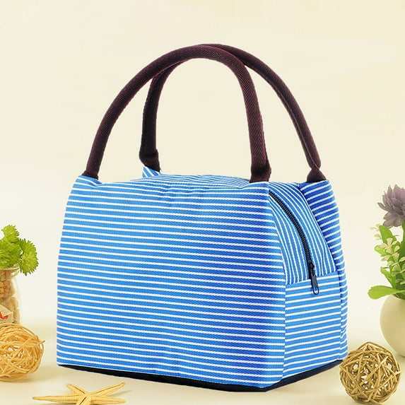 vankin Fashionable Women's Lunch Bag with Insulated Aluminum Lining, Spacious and Reusable for Office, Outdoor Work and Picnics