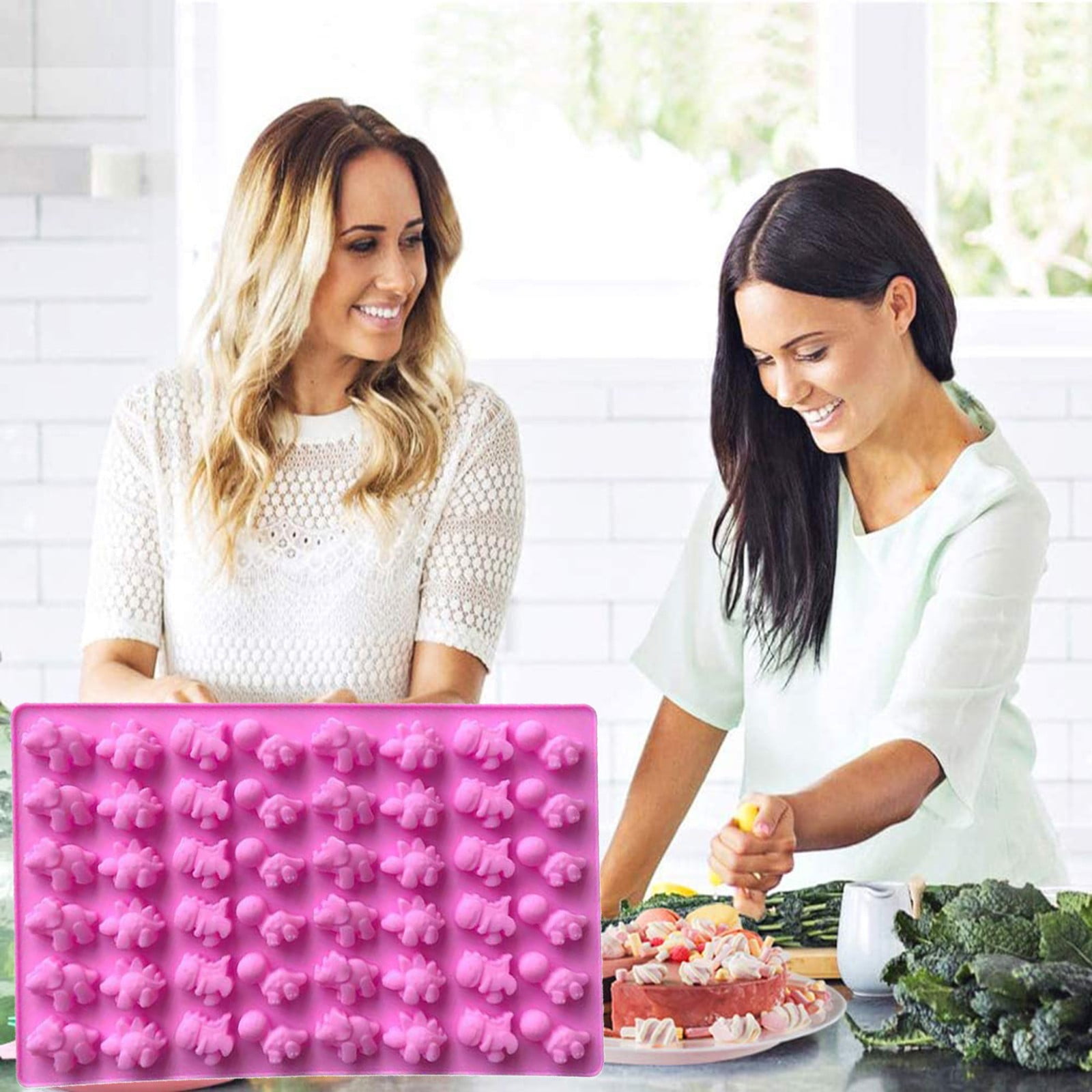 vankin Food Grade Silicone Baking Mold for Cakes, Puddings and Jellies