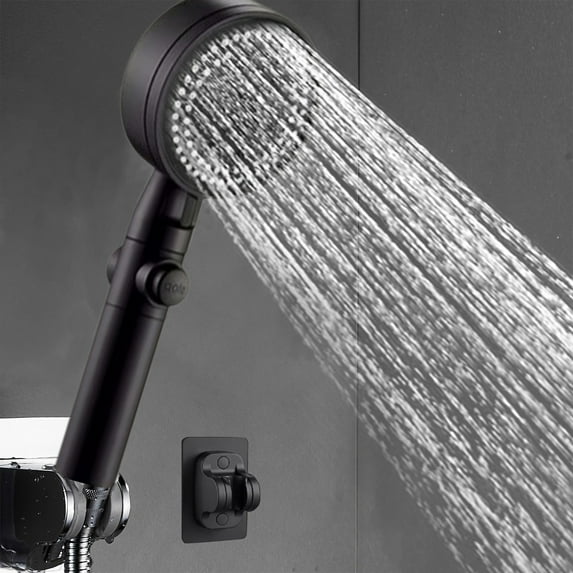 vankin High-Pressure Handheld Showerhead with 8 Spray Modes, Hard Water Resistant, Ideal for Low Pressure Pipes, Easy Installation and Multifunctional Use in Home, Gym and Hotel Clearance
