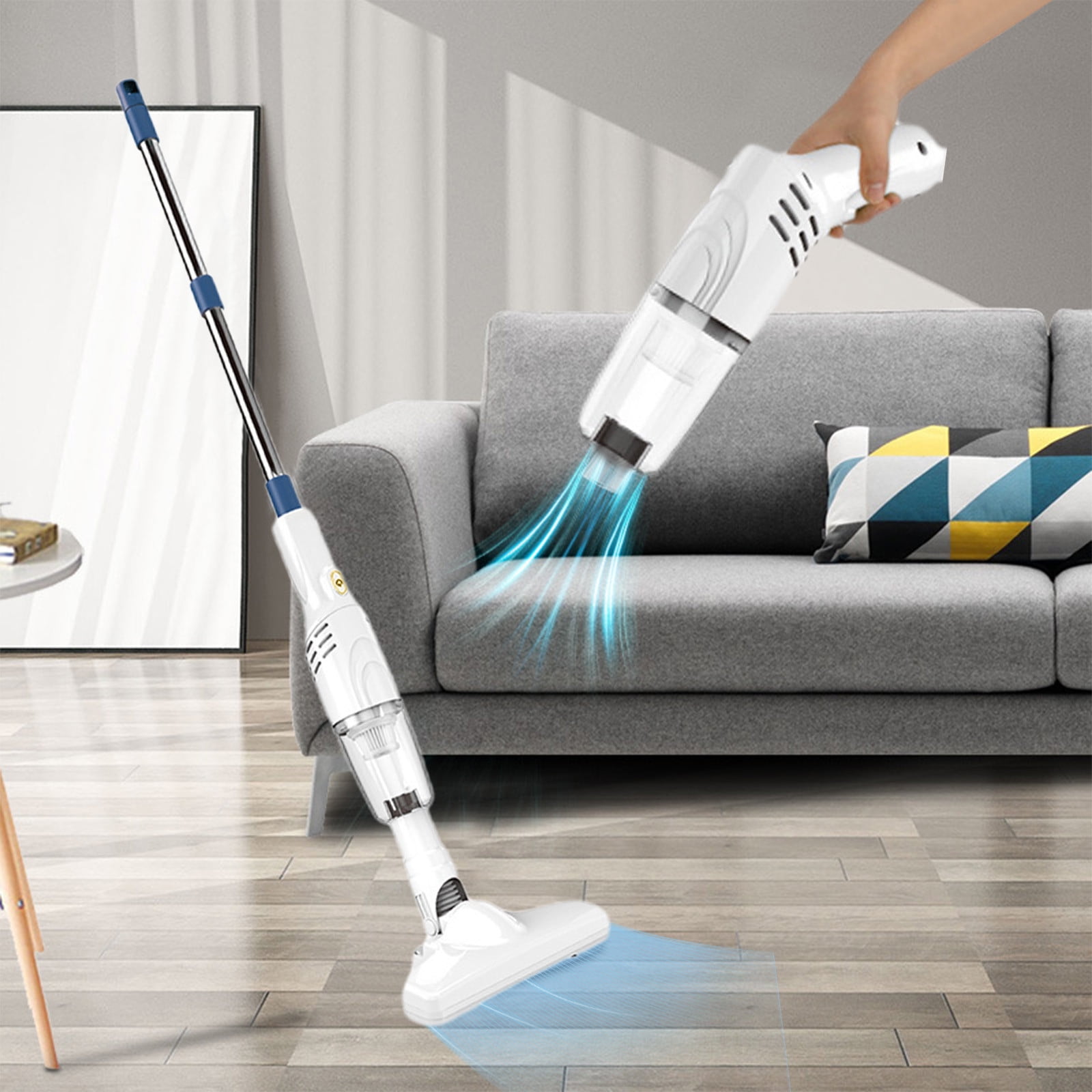 vankin Lightweight Stick Vacuum Cleaner with 30-Minute Runtime for Carpet and Hardwood Floors, Powerful Pet Hair Cleaning Clearance