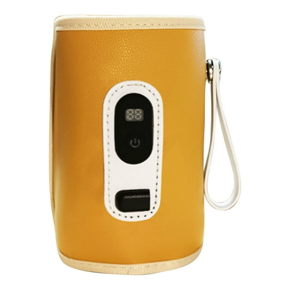 vankin Portable Baby Bottle Warmer with USB Power and 5-Speed Temperature Control, Compact Travel Insulation Cover for Warm Milk