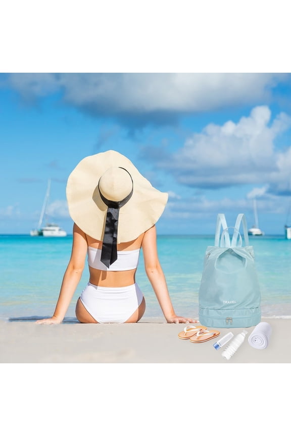 vankin Waterproof Swimming Backpack with Dry and Wet Compartments for Men and Women