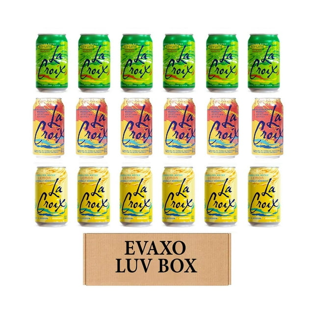 variety La croix sparkling water cans 12 oz. pack of 18, KeyLime, Grape