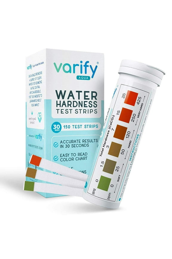 Quality Water Hardness Test Kit, 150 Strips