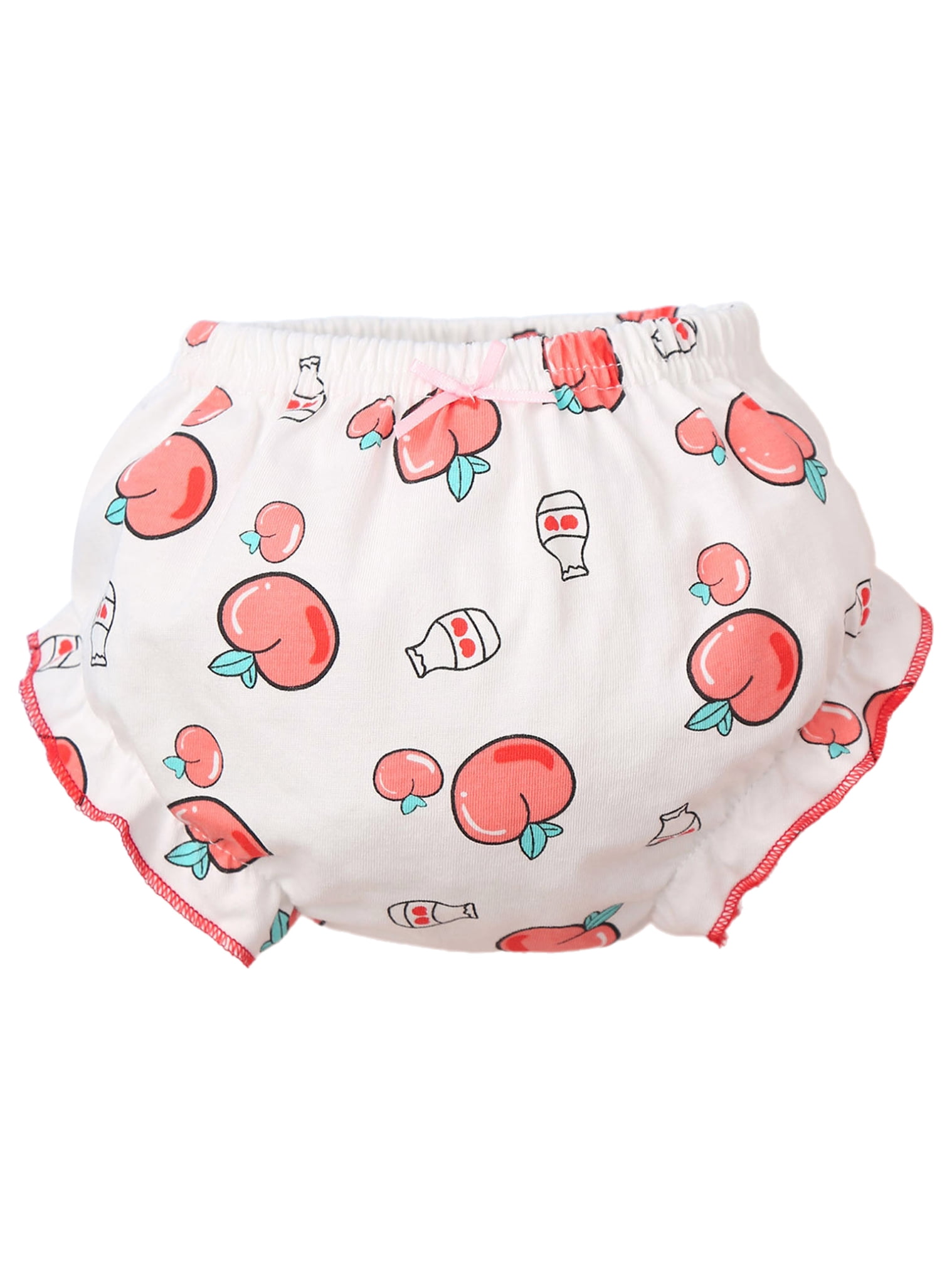 vastwit 4Pack Baby Girls Bloomer Shorts Infant Toddler Cotton Summer Underwear Bow Diaper Cover