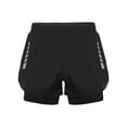 thumbnail image 1 of vastwit Boys Double Layer Shorts Athletic Shorts for Workout Gym Running Training Outdoor Black XL, 1 of 7