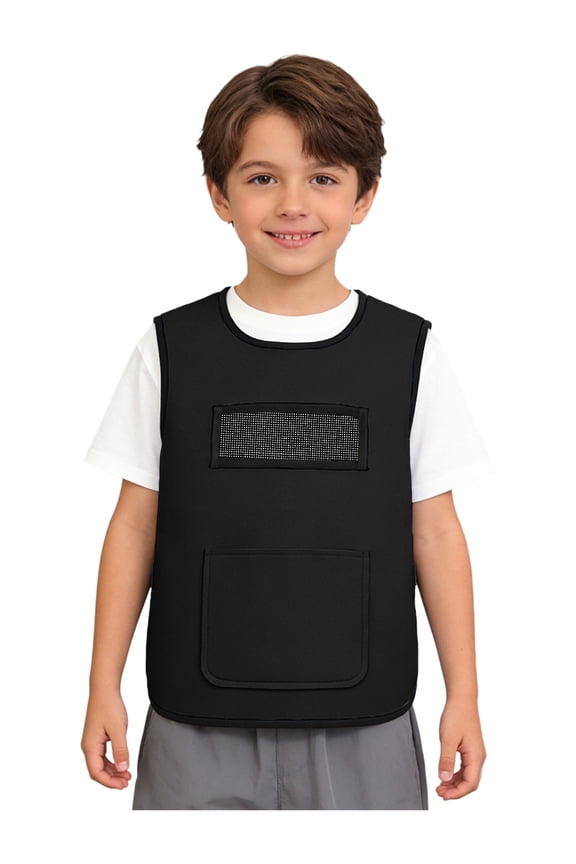 Compression Vest for Kids Boys Girls with Processing Disorder Special Needs Adaptive Clothing Black 8