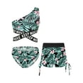 thumbnail image 1 of vastwit Girls 3 Piece Tankini Set Quickly Dry Swimsuit Summer Beach Sports Bathing Suit Lily 6, 1 of 5