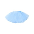 thumbnail image 1 of vastwit Girls Ballet Ballet Dance Tutu Skirts Crinoline Slip Petticoat Birthday Dress Up Underskirt Sky Blue L, 1 of 7