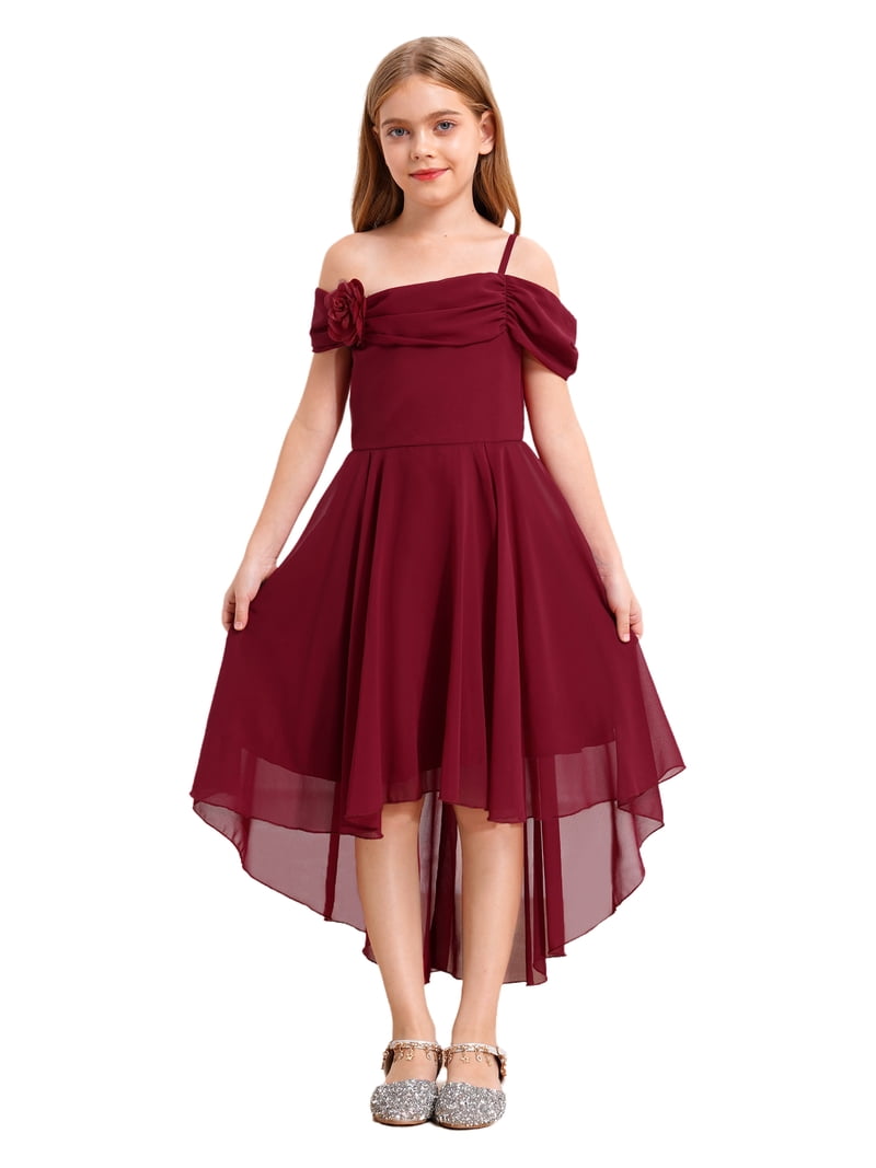 vastwit Girls Elegant Dress Sleeveless Off Shoulder A-Line Party Dress Birthday Wedding Formal Gown Burgundy 16 - Walmart.com vastwit Girls Elegant Dress Sleeveless Off Shoulder A-Line Party Dress Birthday Wedding Formal Gown Burgundy 16 - Walmart.com