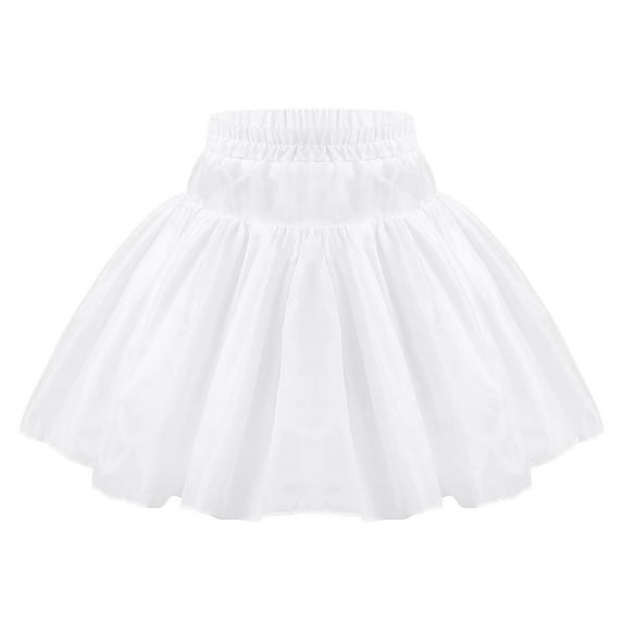vastwit Girls Wedding A-Line Petticoat Half Slip Hoopless Flower Girl Pageant Crinoline Underskirt 4