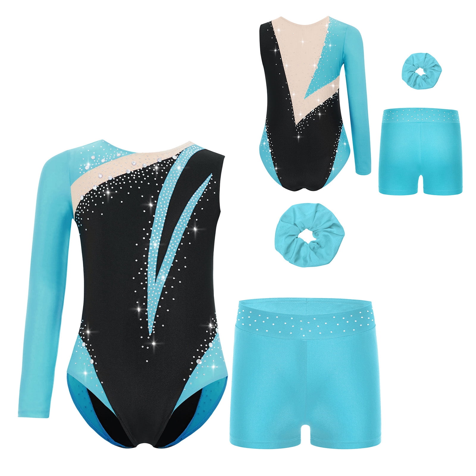 vastwit Gymnastics Leotards for Girls Tumbling Outfit Ballet Dance ...