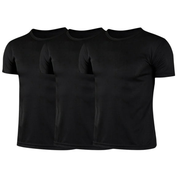 vastwit Kids 3 Pcs Rash Guard UPF 50 UV Sun Protection T-shirts Quick Dry Running Sport Athletic Top Black 160/S