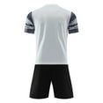 thumbnail image 1 of vastwit Kids Boy Soccer Sport Training Uniform Youth Athletic Football Jersey Mesh Shirt Shorts Kit White Type B XS, 1 of 9