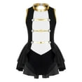 thumbnail image 1 of vastwit Kids Circus Costume Girls Ringmaster Dance Dress Leotard Halloween Cosparty Theme Party Dress Black 8, 1 of 7