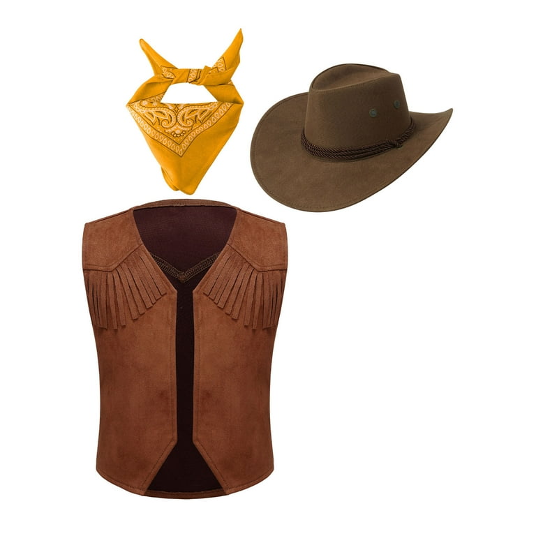 Western Cowboy Costume Yellow Western Cowboy Costume Yellow