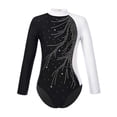 thumbnail image 1 of vastwit Kids Girls Gymnastics Ballet Dance Leotard Long Sleeve Dancewear Bodysuit Skating Jumpsuit White 8, 1 of 7