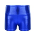 thumbnail image 1 of vastwit Kids Girls Metallic Sports Shorts Gymnastic Dance Hot Pants Workout Athletic Bottom Activewear Royal Blue 16, 1 of 6