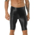 thumbnail image 1 of vastwit Mens Glossy Compression Shorts Gym Workout Running Cycling Yoga Shorts Swimming Trunks A Black XL, 1 of 4